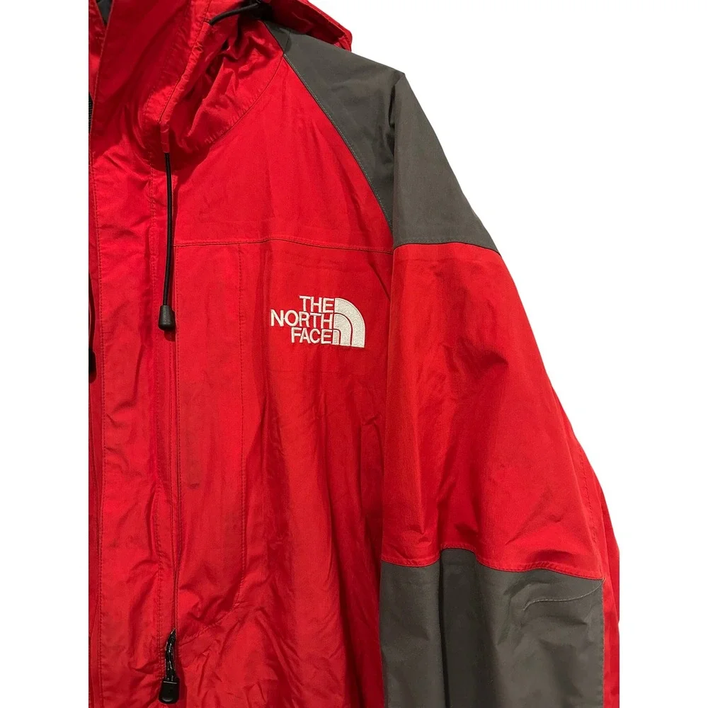 The North Face Summit Series Gore-Tex XCR Jacket Mens XL Red Grey Parka Shell - Picture 4 of 9